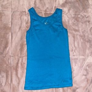 Blue tank top